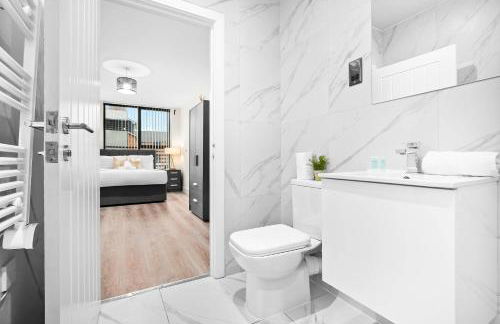 Stylish 2 Bed Apartment - Smart TV - WIFI - Jewellery Quarter 3AH - Foto 18