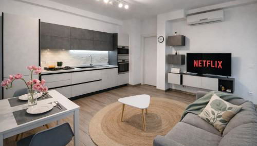 Attico Luminoso con Terrazzo e Parcheggio Gratuito - Foto 5, soundproof, furniture, stove, heating, toaster, minibar