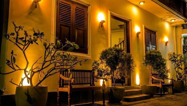 Fassade der Unterkunft