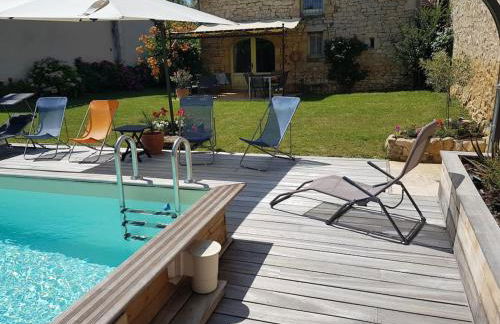 Maison de village avec piscine privative - gite-loubaribas - Foto 14