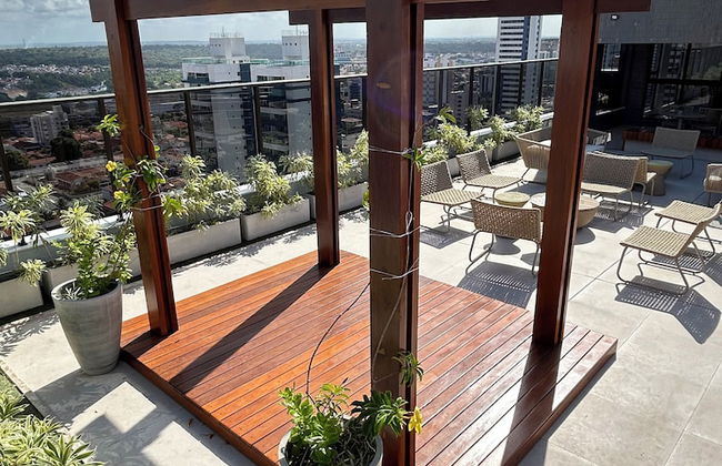 Melhores Flats - Elegante perto da praia - Foto 17