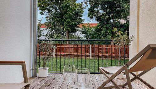 SCHEE Apartments - stilvolle & zentrale Wohnungen mit Privatparkplatz - Foto 4, Garden, sunbed, Garden view