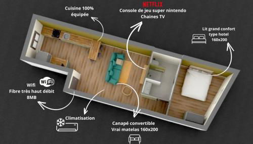 L 'Elegant - travelhome - 50m de la gare - Foto 3