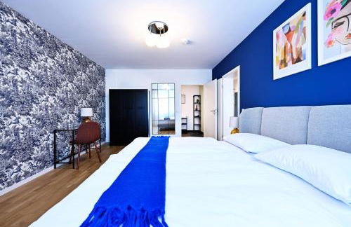 Rosengarten Apartments Fürth, Moderne Serviced Apartments in Citylage, ganze Ferienwohnung 50 m2, nahe Nürnberg, Metro, Sauna, Frühstück & Parkplatz - Foto 11