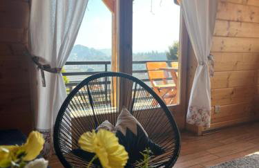 Borowikowe Zacisze drewniane domy z kominkami - Foto 71