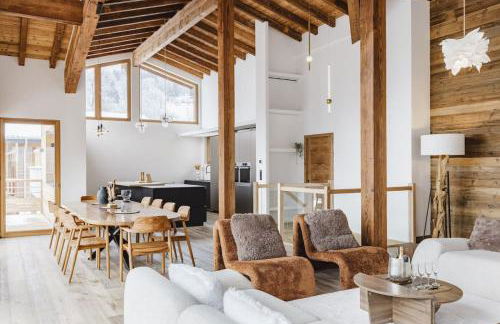 7 Summits - Chalet 230m2 Salon Cathedrale Vues Cheminee - Foto 6