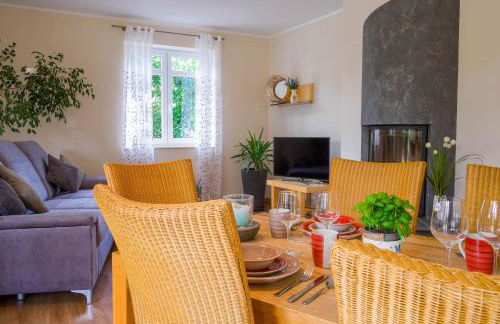 Dahem-Apartments - ruhig Parkplatz Rhein Main Gebiet gut erreichbar - 3 Apartments - barrierefrei mit Garten und Hund auf Anfrage -- 2 SZ Maisonette mit Balkon, -- 2 SZ mit Balkon - Foto 5