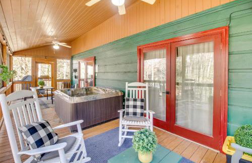 Secluded Cherry Log Cabin with Hot Tub and Swings! - Photo 2