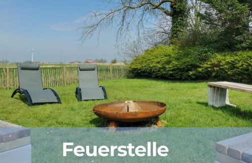 Ferienhaus Oll Smee 9 - Huus Twee mit eingezäunten Garten, Weitblick, Kamin und Strandkorb - Photo 8