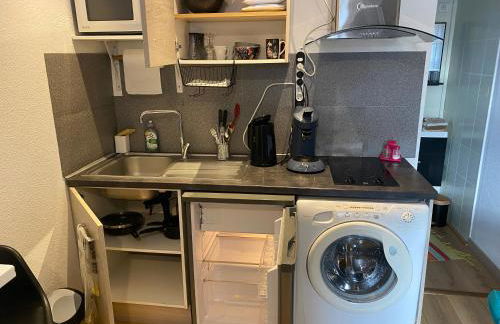 Nancy, Magnifique studio totalement climatisé, meublé, salle de bains et wc séparés, parking privé, cuisine équipée, WIFI - Foto 36