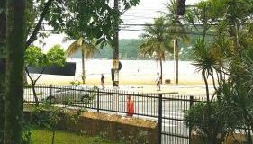 Pé na areia Gonzaguinha São Vicente - Foto 4, Garden, Garden view