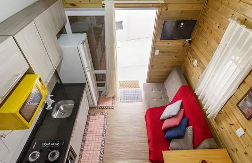 Casa 2 quartos, 6 pessoas, perto da praia, ar condicionado, wi-fi, cozinha completa, lavanderia, - Foto 21