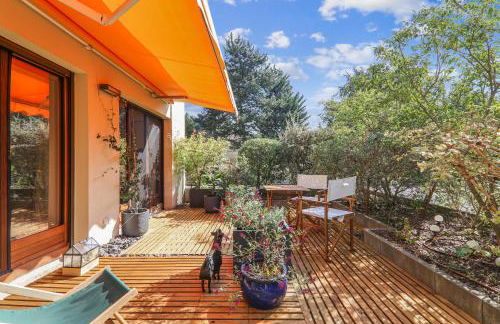 Charmant Appart, terrasse verdoyante, proche Paris - Foto 10