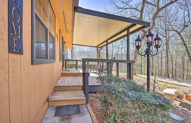 Unwind Fireside Serene Murphy Escape with Hot Tub! - Photo 49