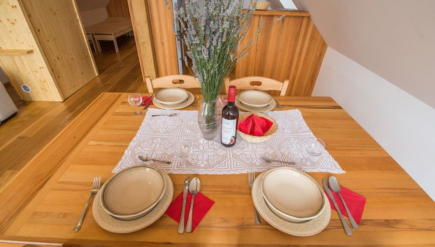 Essbereich im Zimmer