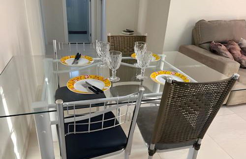 Para 10 pessoas, 03 quartos ar condicionado e ventilador, garagem, atrás do hospital da Unimed apt 302 - Foto 3