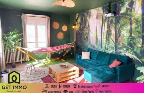 Jungle Urbain- Sauna - Ciné - Hamac - Hyper centre - Foto 1