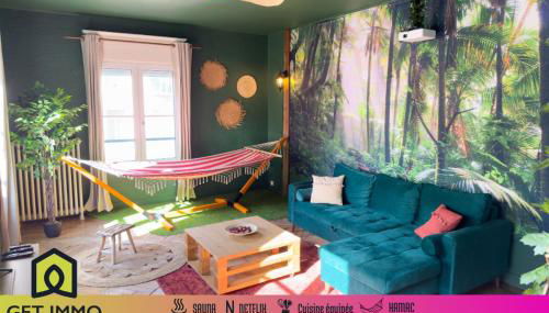 Jungle Urbain- Sauna - Ciné - Hamac - Hyper centre - Foto 1