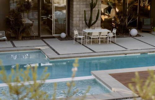 Eichler Mid Century Modern Designer Pool/Jacuzzi - Foto 31