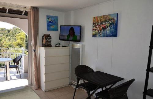 VUE MER- BEAU STUDIO - TERRASSE ABRITEE - Wi-Fi - CLIMATISATION - PARKING GRATUIT-Classé 3 étoiles - Foto 9