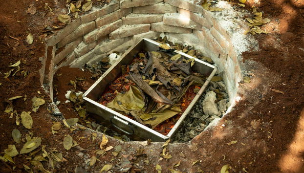 Un forno naturale tipico maya