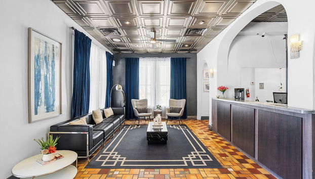 Zona de estar del vestíbulo