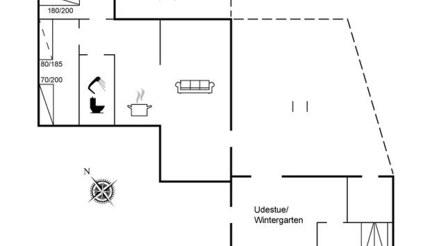 "Daren" - 600m from the sea - Foto 2, Floorplan