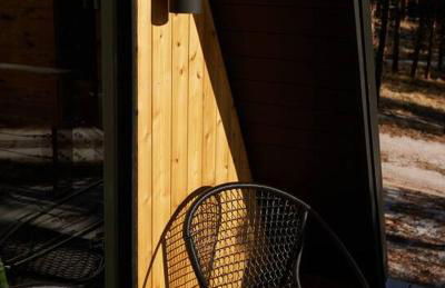 Modern A-frame w/ hot tub + view - Foto 29