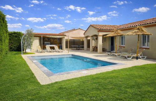 Villa piscine chauffée babyfoot pétanque ping-pong - Foto 37