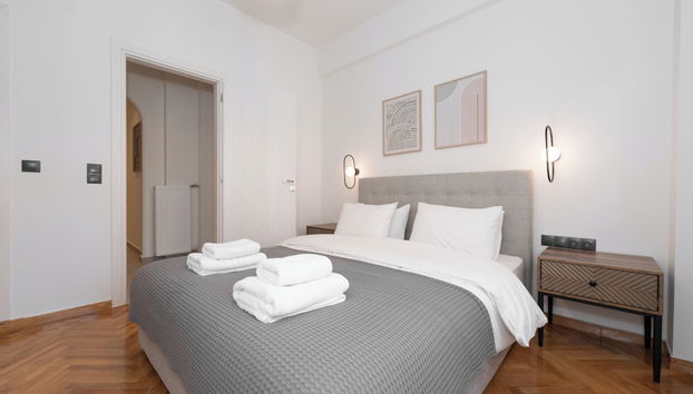 Kolonaki Elegant Apartment with Balcony - Foto 5, Habitación