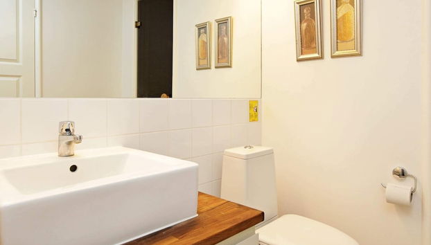 Cozy Holiday Home in Nykobing Sjaelland near Fishing Village - Foto 3, Baño