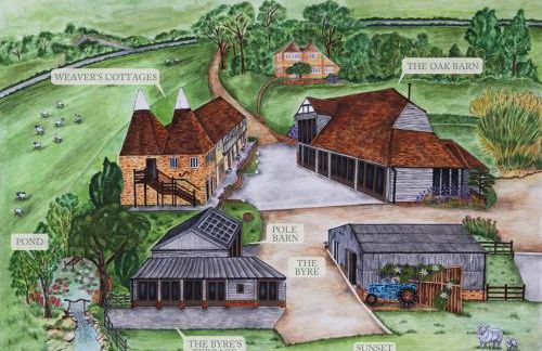 1 & 2 bedroom Weaver's Cottages at Frame Farm - Foto 23