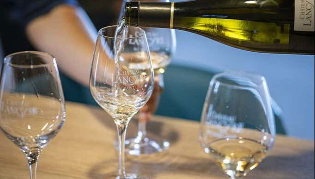 Gustando il vino di Montpellier