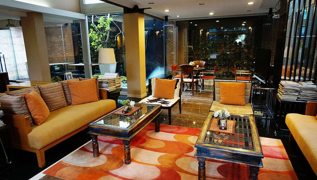 Zona de estar del vestíbulo