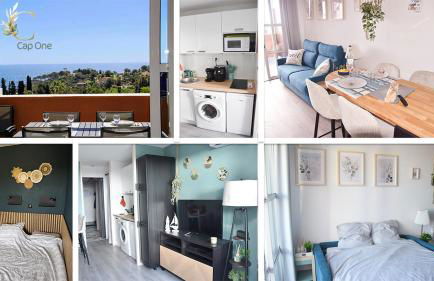 Cap One, au cœur de Cap Esterel VUE MER & PISCINES - Accès piscines et parking couvert inclus - Foto 2