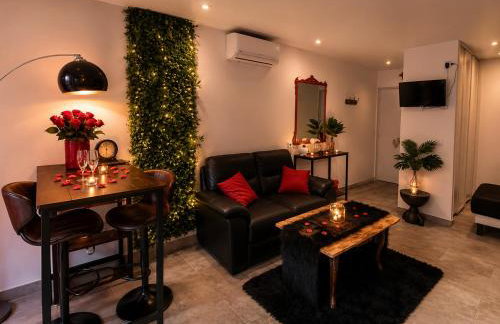 Amour Azur Appartement pour 2 avec jacuzzi et terrasse à 2 minutes de la mer - Foto 8