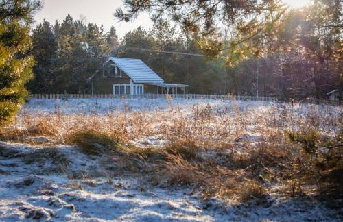 Zielony domek nad Marychą w Budwieć - Foto 12