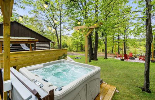 Modernized Log Cabin w Hot Tub Fire Pit & Views - Photo 33