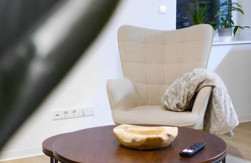 Modernes Apartment mit Queensize-Bett, NETFLIX, Küche, Erdgeschoss, Nähe AMEOS Klinik - Foto 19