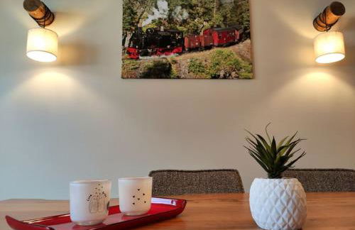 Ferienhaus Blaue Blume mit 11 kW Ladestation, Kamin, Terrasse, eingezäuntem Garten, Sauna, WLAN, Netflix, 2 Hunde willkommen! - Foto 18