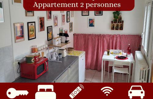 Le Lobrot - studio 2 personnes - parking facile - Foto 1