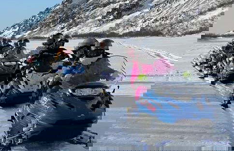 Snowmobile around Lake Mývatn - Photo 3