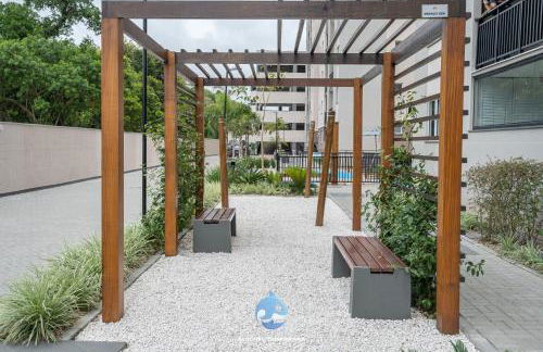 Apartamentos em Bal Piçarras 150 M DA PRAIA com Sacada Wi Fi, Piscina, Portaria 24h, Playground e vaga de GARAGEM - Foto 6