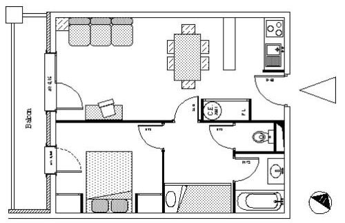 Résidence Le Clos Vanoise - 2 Pièces pour 6 Personnes MAE-4411 - Foto 8