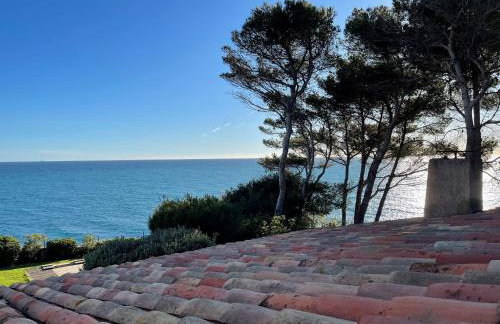 La Roche Bleue - Villa de charme avec vue exceptionnelle bord de mer piscine privée jardin et terrasse - Foto 55