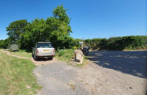 Cosy Off Grid Shepherds Hut with Wood Fired Hot Tub - Foto 13