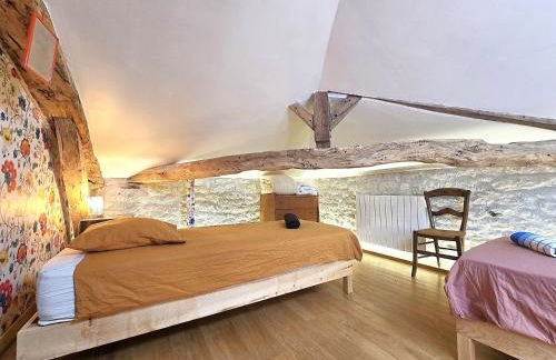 Magnifique ferme rénovée et sa piscine écologique - 15 personnes - 7 chambres - Foto 65