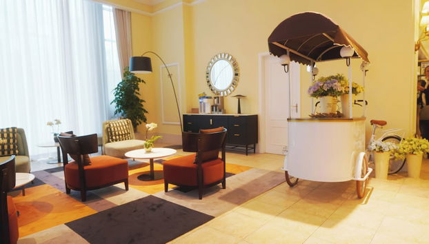 Zona de estar del vestíbulo