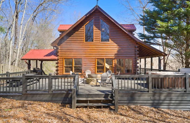 Spacious Luxury Lake Blue Ridge Forest Cabin an spa - Foto 50