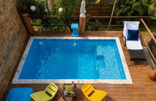 Chalé Beira-Mar com Piscina Privativa e Varanda em Barra do Jacuípe - Foto 1